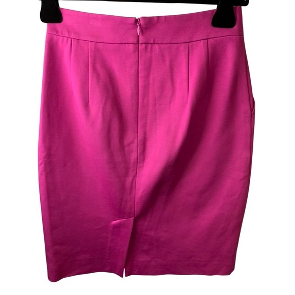 Trina Turk Pink Pencil Skirt Tailored Pleated Zipper Closure Women - Picture 5 of 5